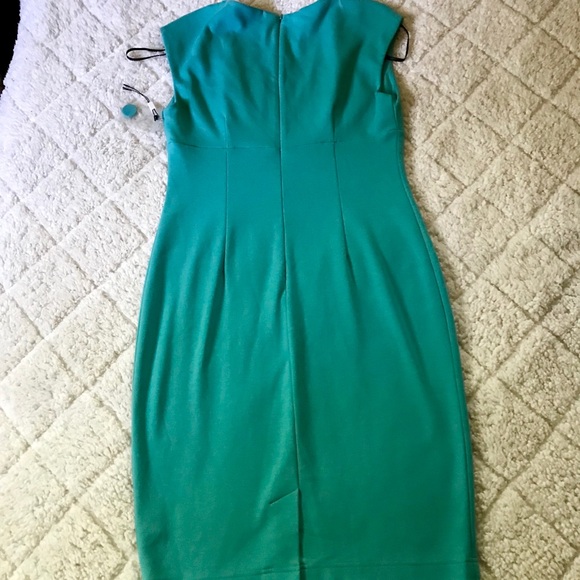 Turquoise Calvin Klein shift dress - Picture 4 of 6